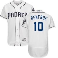 San Diego Padres #10 Hunter Renfroe White Flexbase Authentic Collection Stitched MLB Jersey
