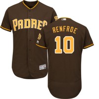 San Diego Padres #10 Hunter Renfroe Brown Flexbase Authentic Collection Stitched MLB Jersey