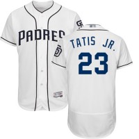 San Diego Padres #23 Fernando Tatis Jr. White Flexbase Authentic Collection Stitched MLB Jersey