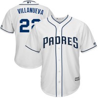 San Diego Padres #22 Christian Villanueva White New Cool Base Stitched MLB Jersey
