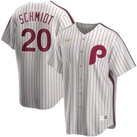 Philadelphia Philadelphia Phillies #20 Mike Schmidt Nike Home Cooperstown Collection Player MLB Jersey White