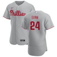 Philadelphia Philadelphia Phillies #24 Roman Quinn Men's Nike Gray Road 2020 Authentic Player MLB Jersey