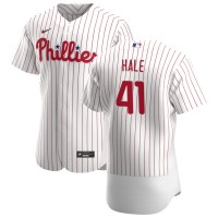 Philadelphia Philadelphia Phillies #41 David Hale Men's Nike White Home 2020 Authentic Player MLB Jersey