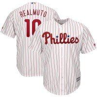 Philadelphia Philadelphia Phillies #10 JT Realmuto Majestic Home Cool Base Player Jersey White