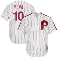 Philadelphia Philadelphia Phillies #10 Larry Bowa Majestic Cooperstown Collection Cool Base Player Jersey White