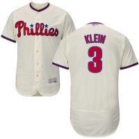 Philadelphia Phillies #3 Chuck Klein Cream Flexbase Authentic Collection Stitched MLB Jersey