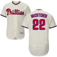 Philadelphia Phillies #22 Andrew McCutchen Cream Flexbase Authentic Collection Stitched MLB Jersey