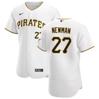 Pittsburgh Pittsburgh Pirates #27 Kevin Newman Men's Nike White Home 2020 Authentic Player MLB Jersey