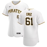 Pittsburgh Pittsburgh Pirates #61 Oneil Cruz Men's Nike White Home 2020 Authentic Player MLB Jersey