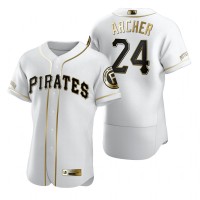 Pittsburgh Pittsburgh Pirates #24 Chris Archer White Nike Men's Authentic Golden Edition MLB Jersey