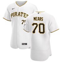 Pittsburgh Pittsburgh Pirates #70 Nick Mears Men's Nike White Home 2020 Authentic Player MLB Jersey
