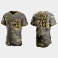 Pittsburgh Pittsburgh Pirates #26 Adam Frazier Men's Nike 2021 Armed Forces Day Authentic MLB Jersey -Camo
