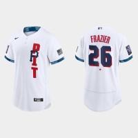 Pittsburgh Pittsburgh Pirates #26 Adam Frazier 2021 Mlb All Star Game Authentic White Jersey