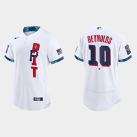 Pittsburgh Pittsburgh Pirates #10 Bryan Reynolds 2021 Mlb All Star Game Authentic White Jersey