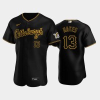 Pittsburgh Pittsburgh Pirates #13 Ke'Bryan Hayes Authentic Men's Nike Alternate MLB Jersey - Black