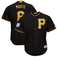 Pittsburgh Pirates #6 Starling Marte Black 2019 Spring Training Cool Base Stitched MLB Jersey