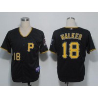 Pittsburgh Pirates #18 Neil Walker Black Stitched MLB Jersey