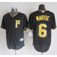 Pittsburgh Pirates #6 Starling Marte Black New Cool Base Stitched MLB Jersey