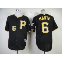 Pittsburgh Pirates #6 Starling Marte Black Cool Base Stitched MLB Jersey