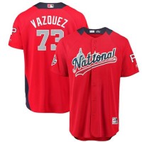 Pittsburgh Pirates #73 Felipe Vazquez Red 2018 All-Star National League Stitched MLB Jersey