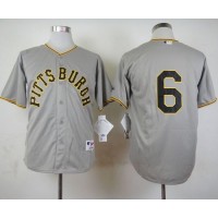 Pittsburgh Pirates #6 Starling Marte Grey 1953 Turn Back The Clock Stitched MLB Jersey