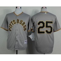 Pittsburgh Pirates #25 Gregory Polanco Grey 1953 Turn Back The Clock Stitched MLB Jersey