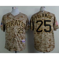 Pittsburgh Pirates #25 Gregory Polanco Camo Alternate Cool Base Stitched MLB Jersey