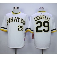 Pittsburgh Pirates #29 Francisco Cervelli White Alternate 2 Cool Base Stitched MLB Jersey
