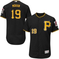 Pittsburgh Pirates #19 Colin Moran Black Flexbase Authentic Collection Stitched MLB Jersey