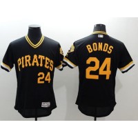 Pittsburgh Pirates #24 Barry Bonds Black Flexbase Authentic Collection Cooperstown Stitched MLB Jersey
