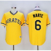 Pittsburgh Pirates #6 Starling Marte Gold New Cool Base Stitched MLB Jersey