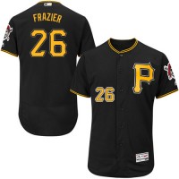 Pittsburgh Pirates #26 Adam Frazier Black Flexbase Authentic Collection Stitched MLB Jersey
