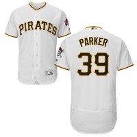 Pittsburgh Pirates #39 Dave Parker White Flexbase Authentic Collection Stitched MLB Jersey