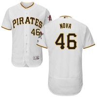 Pittsburgh Pirates #46 Ivan Nova White Flexbase Authentic Collection Stitched MLB Jersey