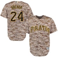Pittsburgh Pirates #24 Chris Archer Camo New Cool Base Stitched MLB Jersey