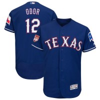 Texas Rangers #12 Rougned Odor Blue 2019 Spring Training Flex Base Stitched MLB Jersey