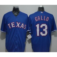 Texas Rangers #13 Joey Gallo Blue New Cool Base Stitched MLB Jersey