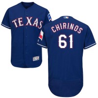Texas Rangers #61 Robinson Chirinos Blue Flexbase Authentic Collection Stitched MLB Jersey
