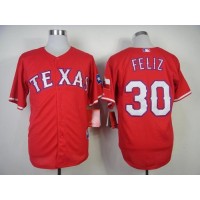 Texas Rangers #30 Naftali Feliz Stitched MLB Red Cool Base Jersey