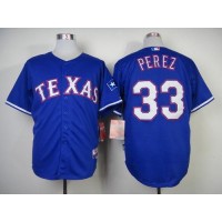 Texas Rangers #33 Martin Perez Blue Cool Base Stitched MLB MLB Jersey