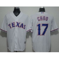 Texas Rangers #17 Shin-Soo Choo White New Cool Base Stitched MLB Jersey