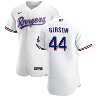 Texas Texas Rangers #44 Kyle Gibson Men's Nike White Home 2020 Authentic Player MLB Jersey