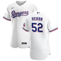 Texas Texas Rangers #52 Taylor Hearn Men's Nike White Home 2020 Authentic Player MLB Jersey