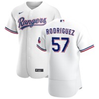 Texas Texas Rangers #57 Joely Rodriguez Men's Nike White Home 2020 Authentic Player MLB Jersey