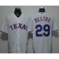 Texas Rangers #29 Adrian Beltre White New Cool Base Stitched MLB Jersey