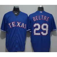 Texas Rangers #29 Adrian Beltre Blue New Cool Base Stitched MLB Jersey