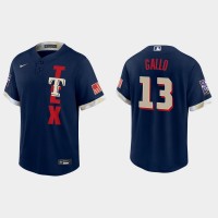 Texas Texas Rangers #13 Joey Gallo 2021 Mlb All Star Game Fan's Version Navy Jersey