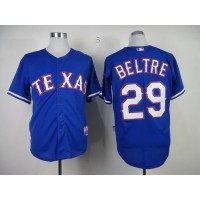 Texas Rangers #29 Adrian Beltre Blue Cool Base Stitched MLB Jersey