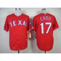 Texas Rangers #17 Shin-Soo Choo Red Cool Base Stitched MLB Jersey