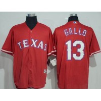 Texas Rangers #13 Joey Gallo Red New Cool Base Stitched MLB Jersey